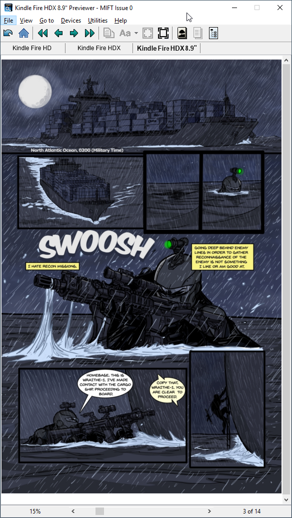 read a graphic novel on your kindle for mac