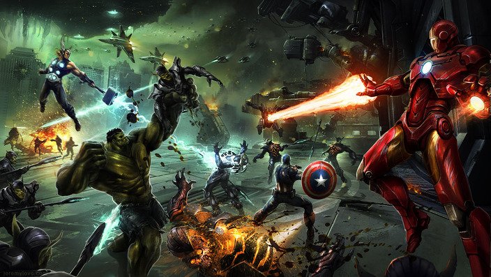 Avengers Video Game Concept Art