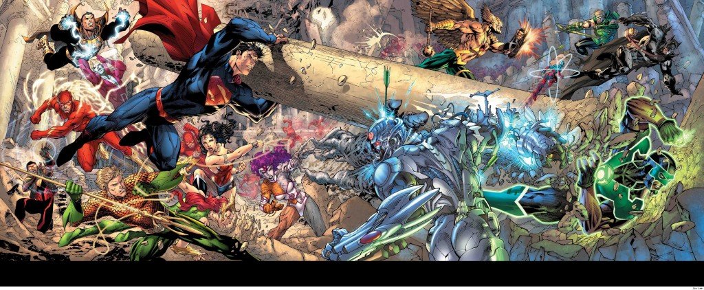 Epic Jim Lee Artwork for DC's New 52